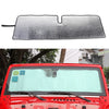 Jeep Sunshade 2/4-Door Windscreen Windshield UV Aluminum Foil (2007-2018)