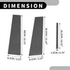 Lexus Sedan 4-Door Black Carbon Fiber 6 Pcs Car Pillar Window Trim (2021-2023)