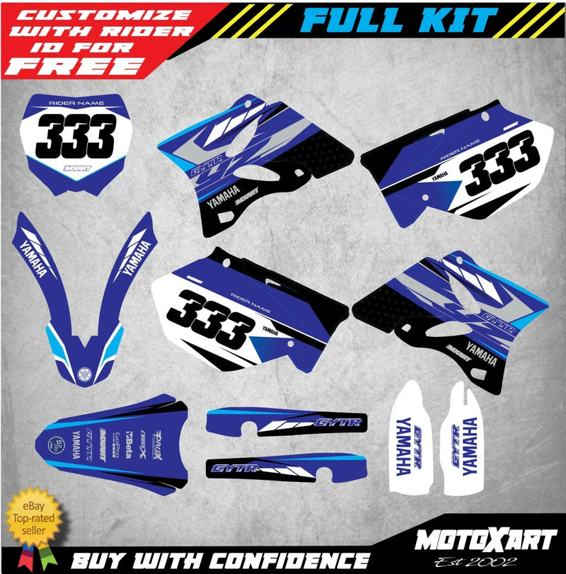 Yamaha YZ 125 (2011-2014) TORNADO STYLE Custom Graphics Decal Kit
