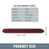 Honda Odyssey (2007-2013) Red Rear Bumper Reflector Light