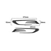 Toyota 86 Subaru BRZ Carbon Fiber Leaf Board Panel Cover Trim (2016-2020)