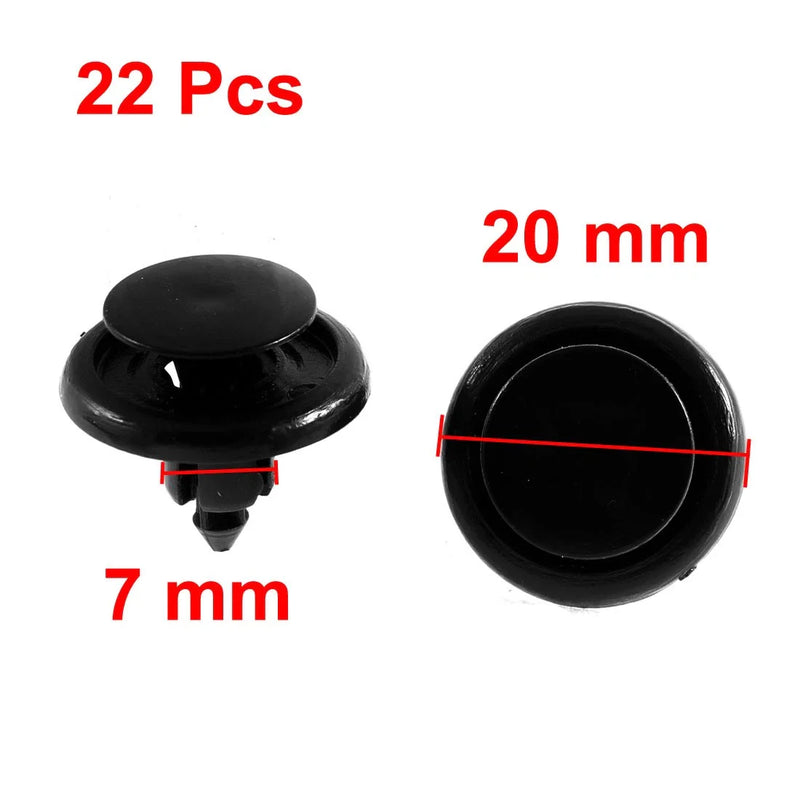 Toyota 22x 7mm Plastic Rivet Push in Clips Panel Trim Fastener