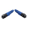 BMW G310GS G310R Blue Rear Passenger Footrest Pegs (2017-2024)