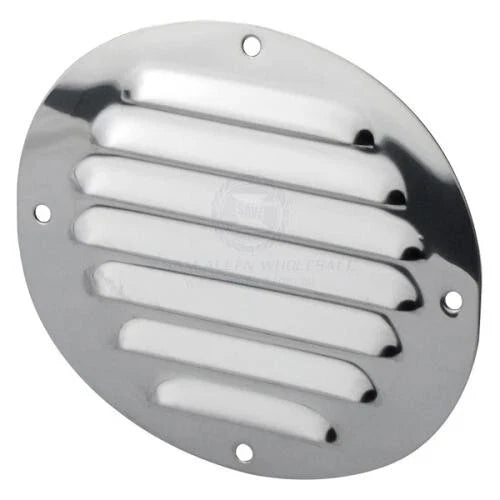 Boat / Caravan / Camper Stainless Steel Oval Louvre Vent 233mm x 116mm
