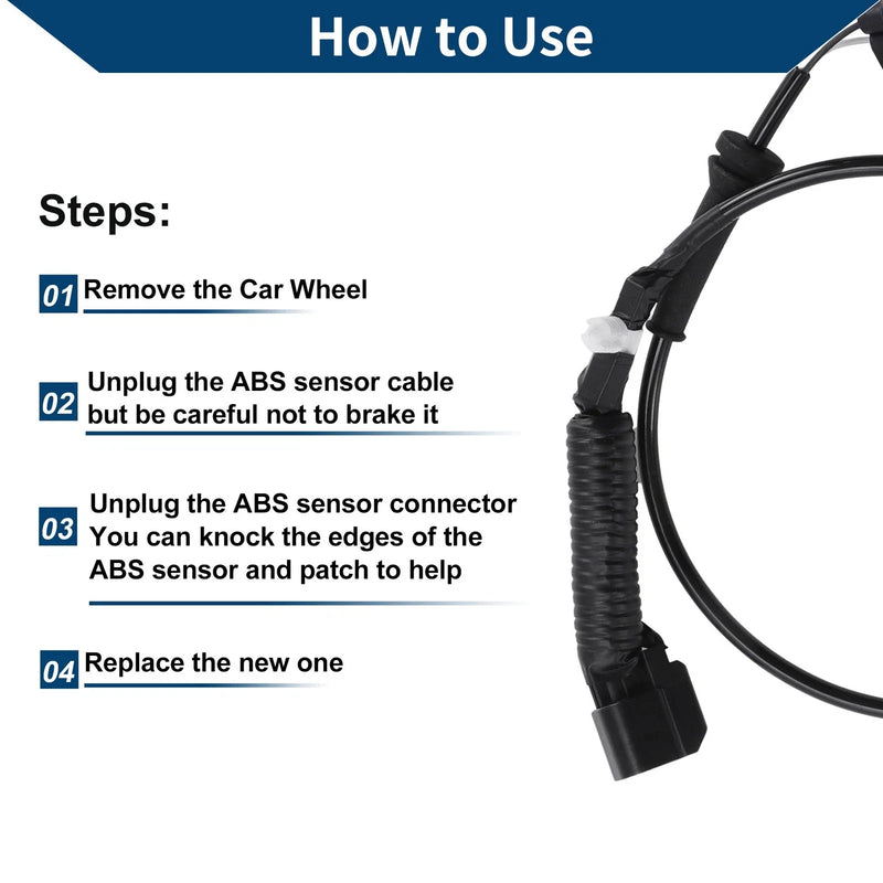 Ford Escape ABS Wheel Speed Sensor (2013)