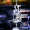 SWAN Rear View Car Pendant Rhinestone 25cm