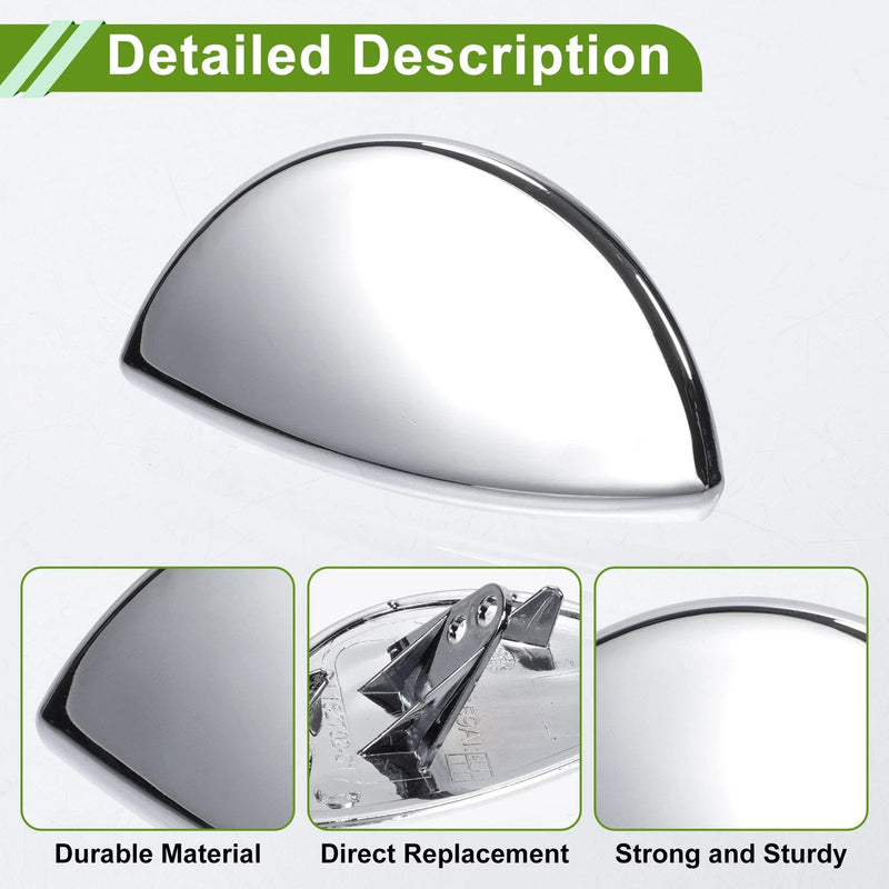 Mini (2001-2006) Chrome Silver Tone Front Left Washer Nozzle Cover