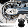 Motorcycle 8mm Hole Chain Roller Pulley Slider Tensioner Wheel Guide Plastic