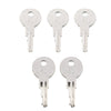 EZGO Golf Carts 5 x Ignition Keys w/Key Ring (1982 - Present)