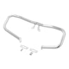 Harley Touring Engine Guard Chopped Black/Chrome Crash Bar (2014-2024)