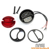 H-D Bobber Chopper Cafe Racer Black LED Taillight Rear Brake Lamp