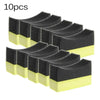 Car 10x Tyre Tire Dressing Applicator Curved Foam Sponge Pad