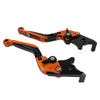 Yamaha FJR 1300, XJR1300 CNC Orange Extendable Brake Clutch Levers (2004-2020)