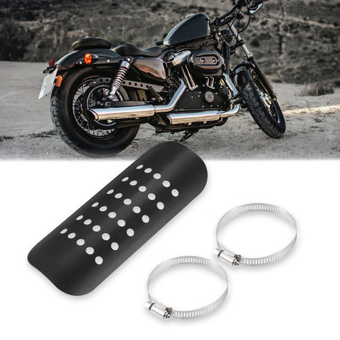 Motorcycle Exhaust Heat Shield / 1 Set / Pipe Shield Cover Heel Guard