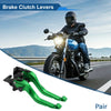 Kawasaki Ninja 500 Short Brake Clutch Lever 1 Pair Solid Green (2024–2025)