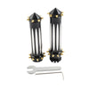Harley Touring Dyna Softail - Black & White 1'' Hand Grips