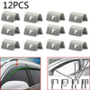 HEKO SNED G3 12 x Channel Rain Wind Deflector Clips
