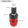 20mm Handlebar Red 2 x Motorcycle Bar Ends Plug Aluminum Alloy