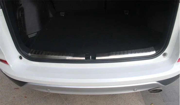 Honda CR-V 2 x Steel Rear Bumper Protector Cover Trim (2015-2016)