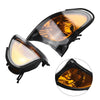 BMW 330i 2x Corner Signal Lamps / Yellow Lens (2002–2005)