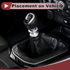 Suzuki Swift Black Red Faux Leather Gear Shift Gaiter (2005-2010)