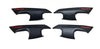 MG5 MG 5 Sedan 4 x Matte Black Door Handle Bowl Trim (2021-2023)