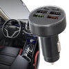 Vehicles 6-Port Car Charger with LED Display and USB Outputs