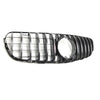 Benz GLC W253 X253 16-19 W / Camera Hole Silver+Black Front Mesh Grille