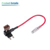 5 x Car Fuse Tap and Circuit Adapters 12V with 7.5A Mini Blade Fuses