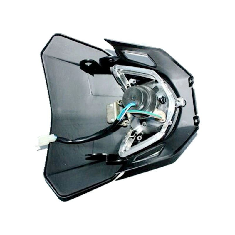 Honda Style PIT Trail Dirt Motorcycle Black Headlight