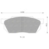 Honda Prelude AB 4cyl 1.8L ET Front Disc Brake Pad Set (1983-1985)