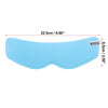 3pcs 8.86x2.56in Motorcycle Helmet Rain Film Anti Rain Shield Lens Stickers