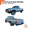 Toyota Hilux 4Runner LN80 LN90 Black Mud Flap Splash Guards (88-96)