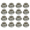 Various Makes & Models 16 x M10 x 1.25 Stainless Steel Hex Flange Nuts