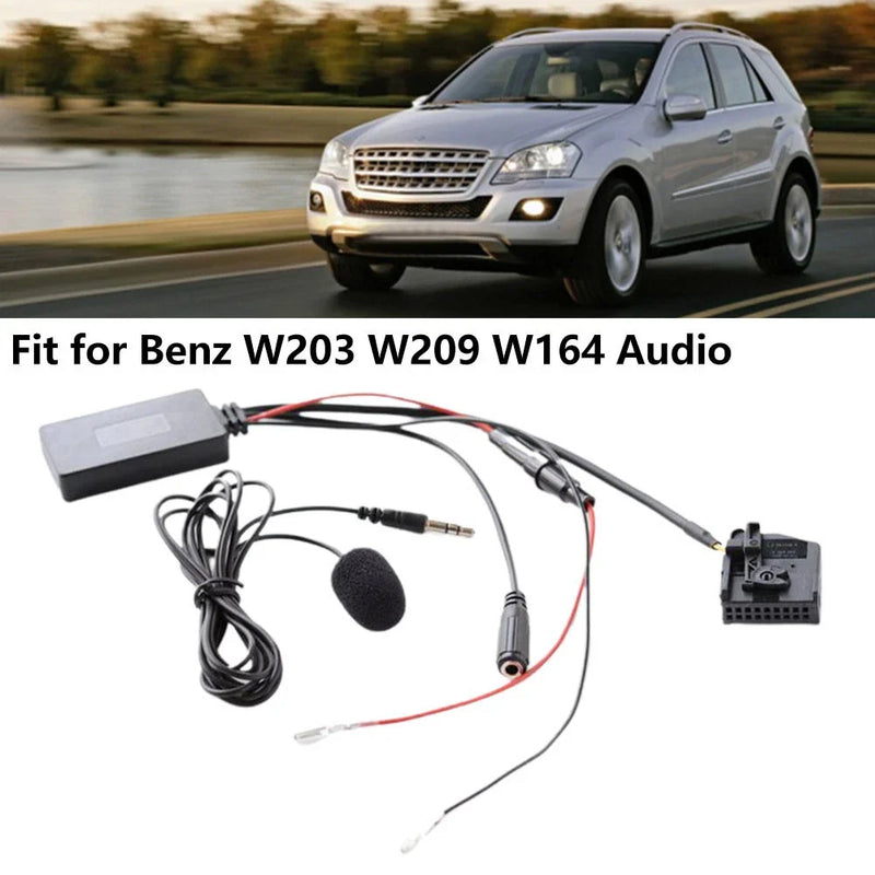Benz W203 W209 W164 W163 R129 Bluetooth-compatible Adapter Aux Cable