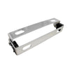 Motorcycle License Plate Holder / 1 x Silver Tone Adjustable Angle Bracket