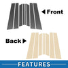 Ford Territory (2004-2016) Carbon Fiber 8pcs Door Pillar Window Trims