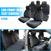 Toyota Tacoma 5 x Black Blue Front Rear Seat Covers (2005-2024)