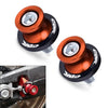 Honda CBR Motorcycle Swingarm Spools 8MM Slider Stand Screws Orange