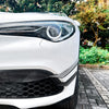 Alfa Romeo Stelvio Front Bumper Side Fin Canards Splitter (2017–2025)