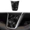 Tesla Model 3 / Y Forged Carbon Fiber Steering Wheel Lower Trim