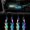 Car Racing Laptop Skateboard 1set Vinyl Flame Reflective Stickers