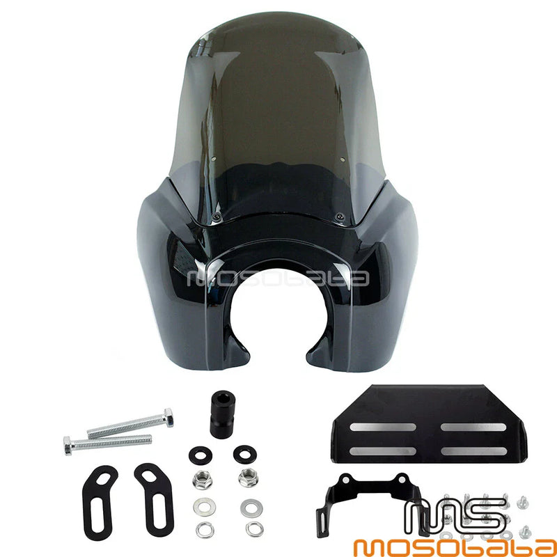 Harley Softail Low Rider S FXLRS (2020-2022) Black Windshield Bracket
