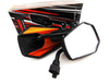 Kawasaki GPZ750 Black Orange Hex Soko Mirrors (1982)