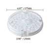 Bus Truck Trailer 2 x 7" Round LED Tail Brake Lights ( Specified)