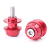 Suzuki GSR750 GSX1300 GSXR600 SV1000 SV650 8mm Swingarm Spools Sliders Red (2011-2019)