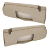 Chevy Tahoe, Suburban, GMC Yukon Beige Sun Visor Covers (1995-1999)