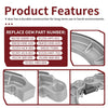 Honda Rancher 420 Rear Brake Drum Bearing Seals & Shoes Kit (2007-2013)