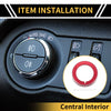 Ford F-150 Red Headlight Control Switch Knob Cover Ring (2016-2021)