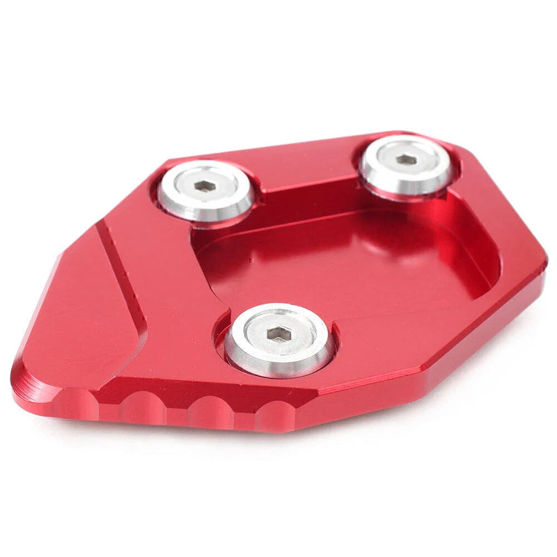 Honda CBR600RR CNC Side Kickstand Extension Pad Red (2007-2015)